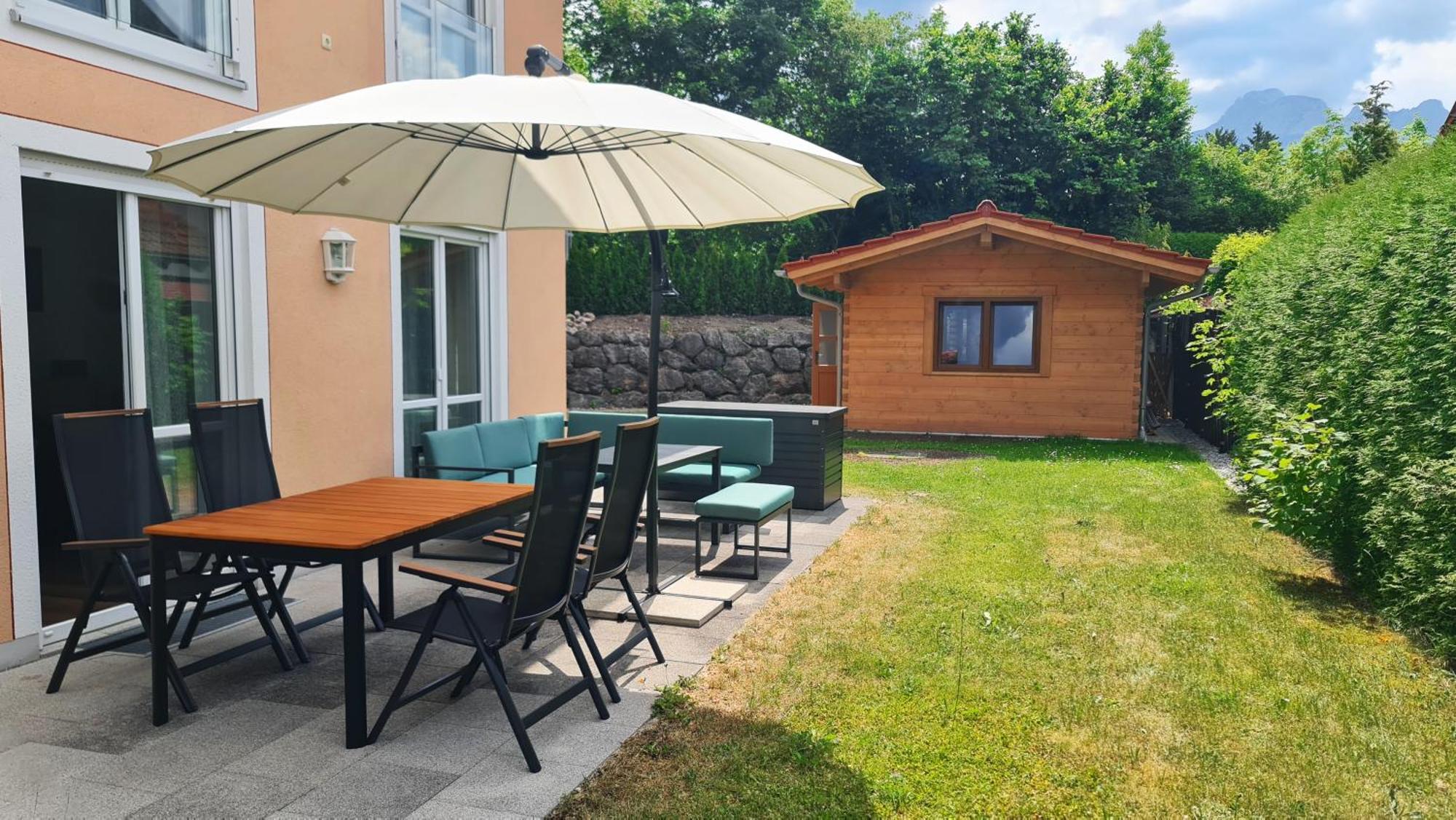 Alpina Sonnen-Appartements Fuessen Incl Xl-Sonnen-Terrasse & Koenigscard Exterior photo